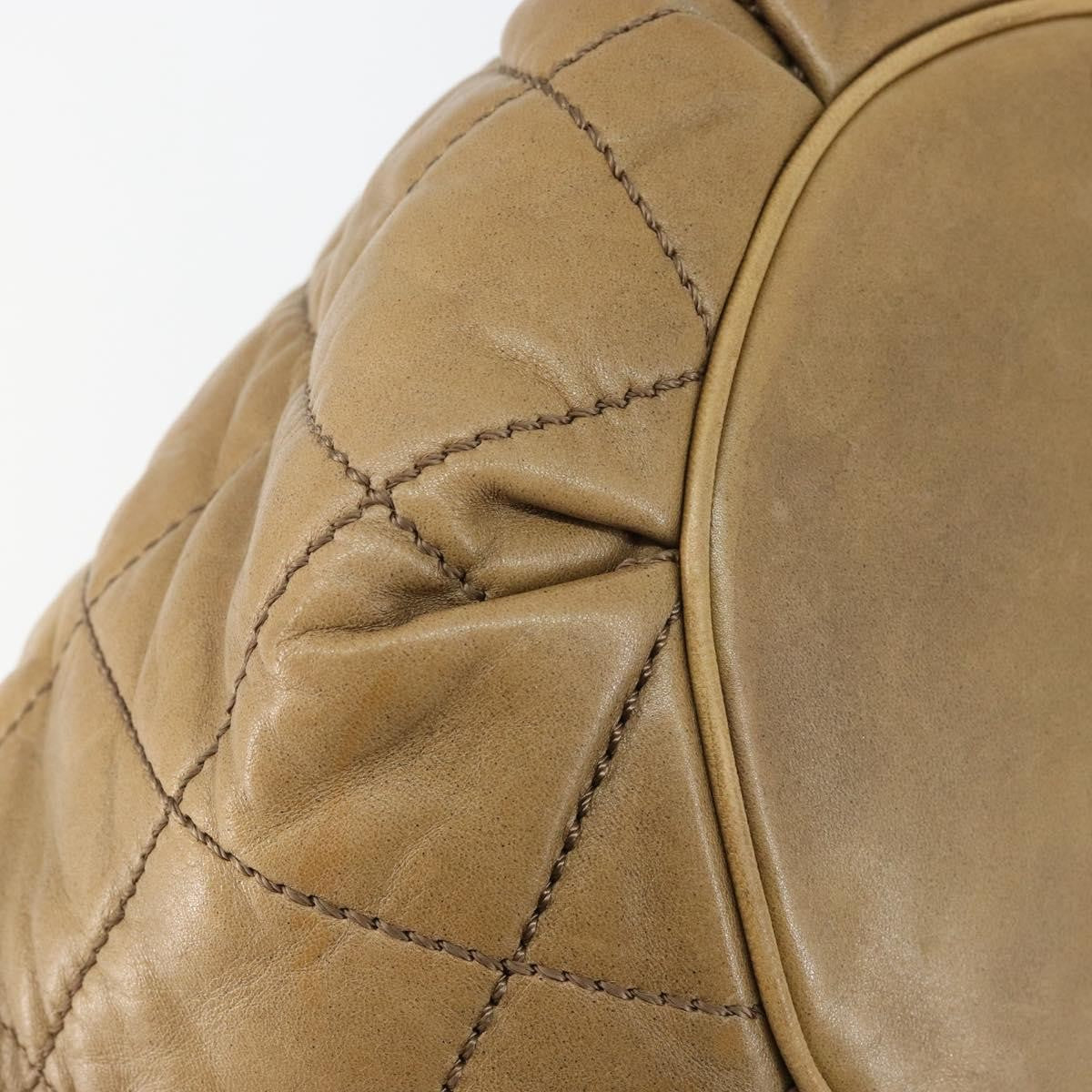 Chanel Cloudy Bundle Hobo Quilted Lambskin, BROWN, LEATHER, Handbag