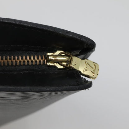 Louis Vuitton Saint Jacques Handbag Epi Leather, BLACK, LEATHER, Shoulder bag