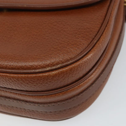 Burberry Vintage Shoulder Bag Leather, BROWN, LEATHER, Shoulder bag