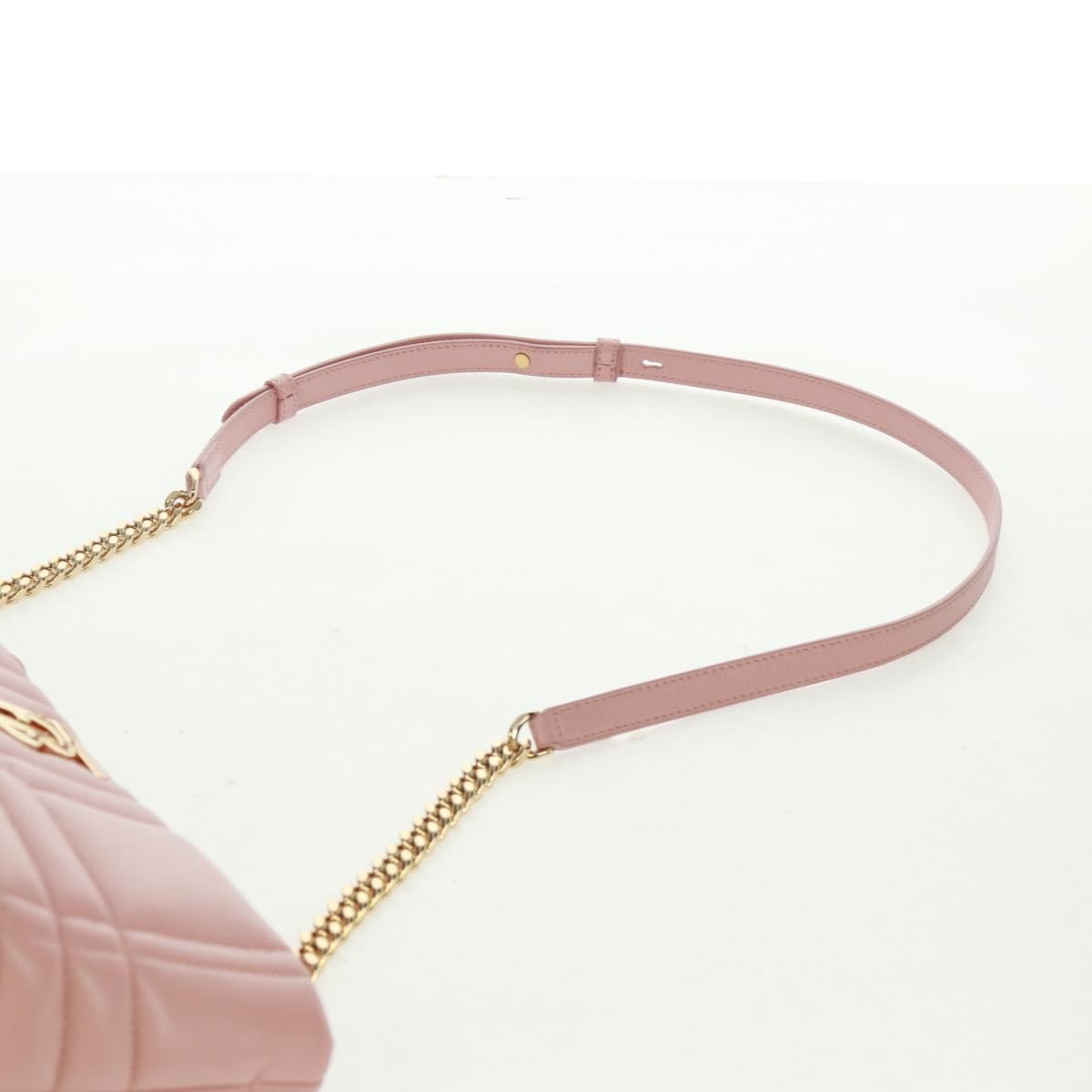 Burberry Lola Zip Shoulder Bag Quilted Leather, PINK, LEATHER, Shoulder bag