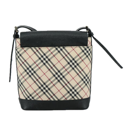 Burberry Nova check Shoulder bag Canvas, BEIGE, CANVAS, Shoulder bag