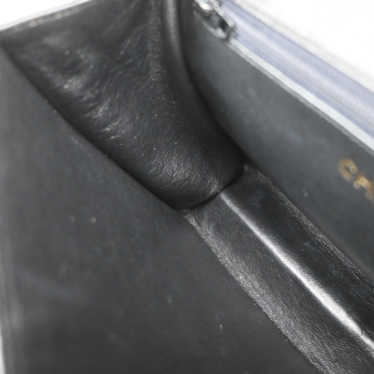 Chanel Vintage CC Full Flap Bag Quilted Lambskin, BLACK, LEATHER, Shoulder bag