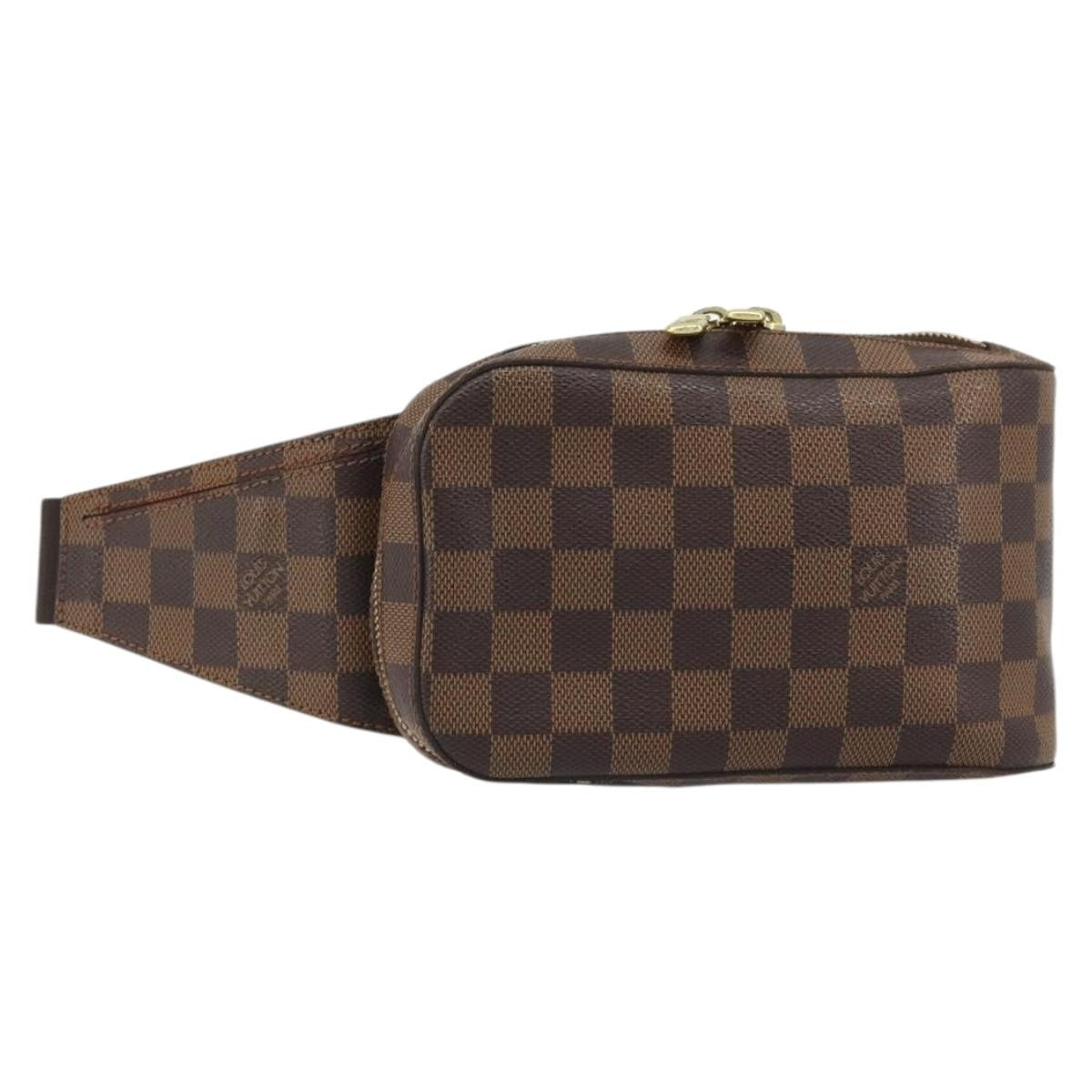 Louis Vuitton Geronimos Waist Bag Damier, Brown, Canvas, Shoulder Bag