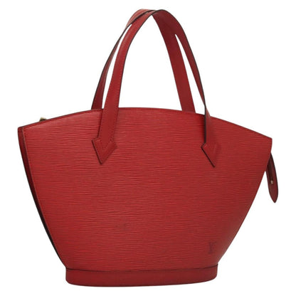 Louis Vuitton Saint Jacques Handbag Epi Leather, RED, LEATHER, Shoulder bag