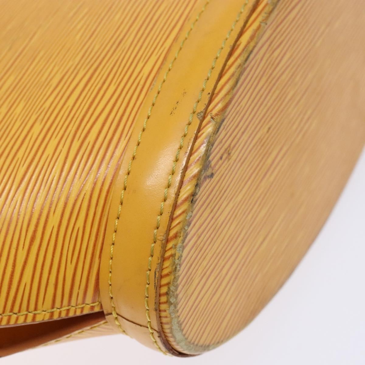 Louis Vuitton Saint Jacques Handbag Epi Leather, YELLOW, LEATHER, Handbag