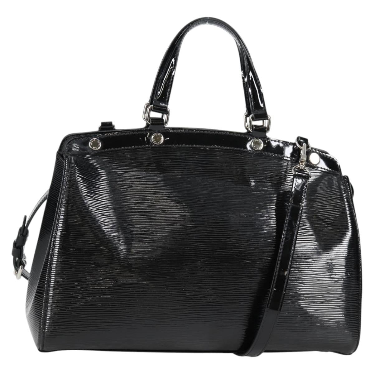Louis Vuitton Brea Handbag Electric Epi Leather, BLACK, LEATHER, Handbag