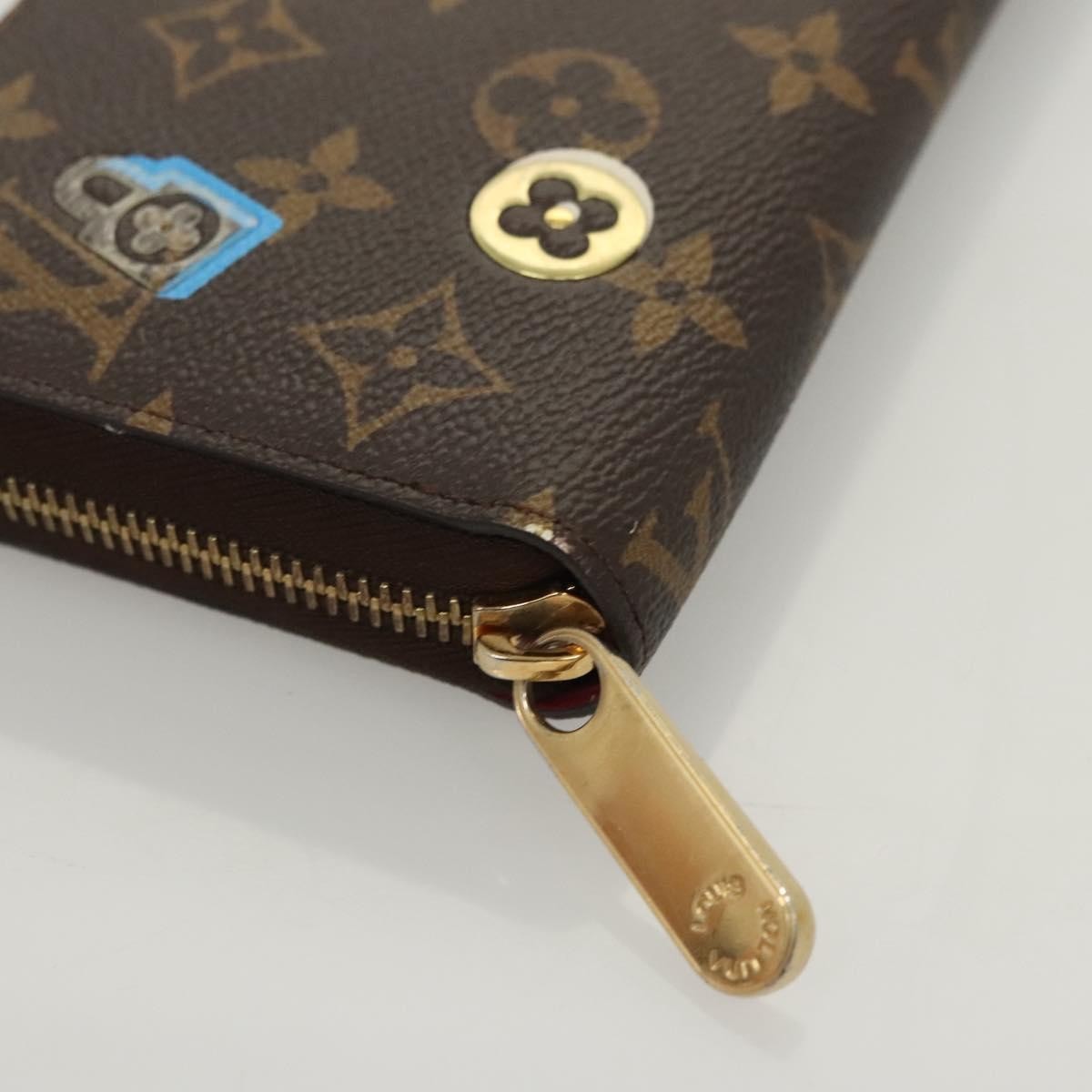 Louis Vuitton Zippy Wallet NM Monogram Lovelock, BROWN, CANVAS, Wallets