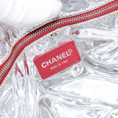 Chanel No.5 Tote Canvas and Leather, NAVY, CANVAS, Tote bag