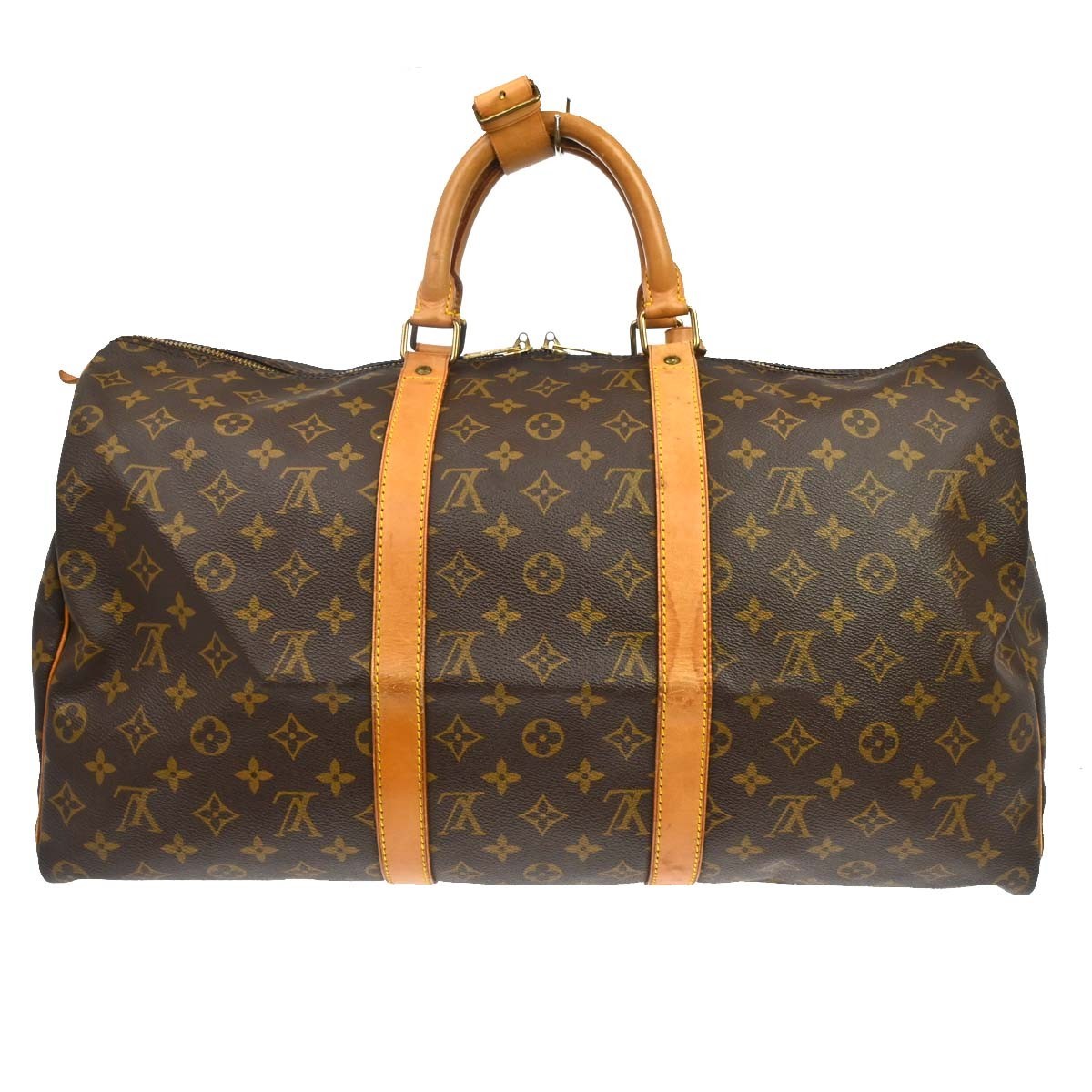 Louis Vuitton Keepall Bag Monogram Canvas, Brown, Canvas, Travel Bag