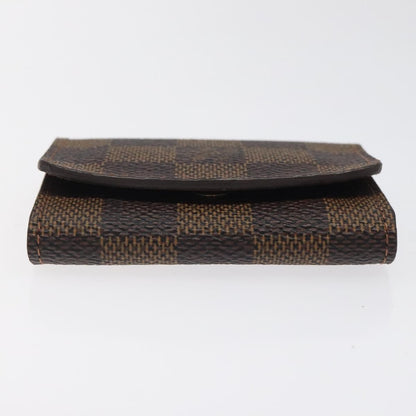 Louis Vuitton Cufflinks Case Damier, BROWN, CANVAS, Jewelry set