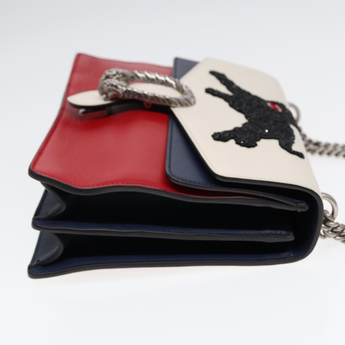 Gucci Dionysus Bag Embellished Leather, Multicolour, Leather, Shoulder Bag