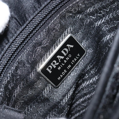 Prada Vintage Shoulder Bag Tessuto, BLACK, NYLON, Shoulder bag