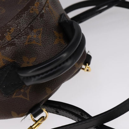 Louis Vuitton Palm Springs Backpack Monogram Canvas, BROWN, CANVAS, Backpack