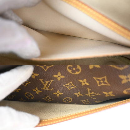 Louis Vuitton Reporter Bag Monogram Canvas, BROWN, CANVAS, Shoulder bag