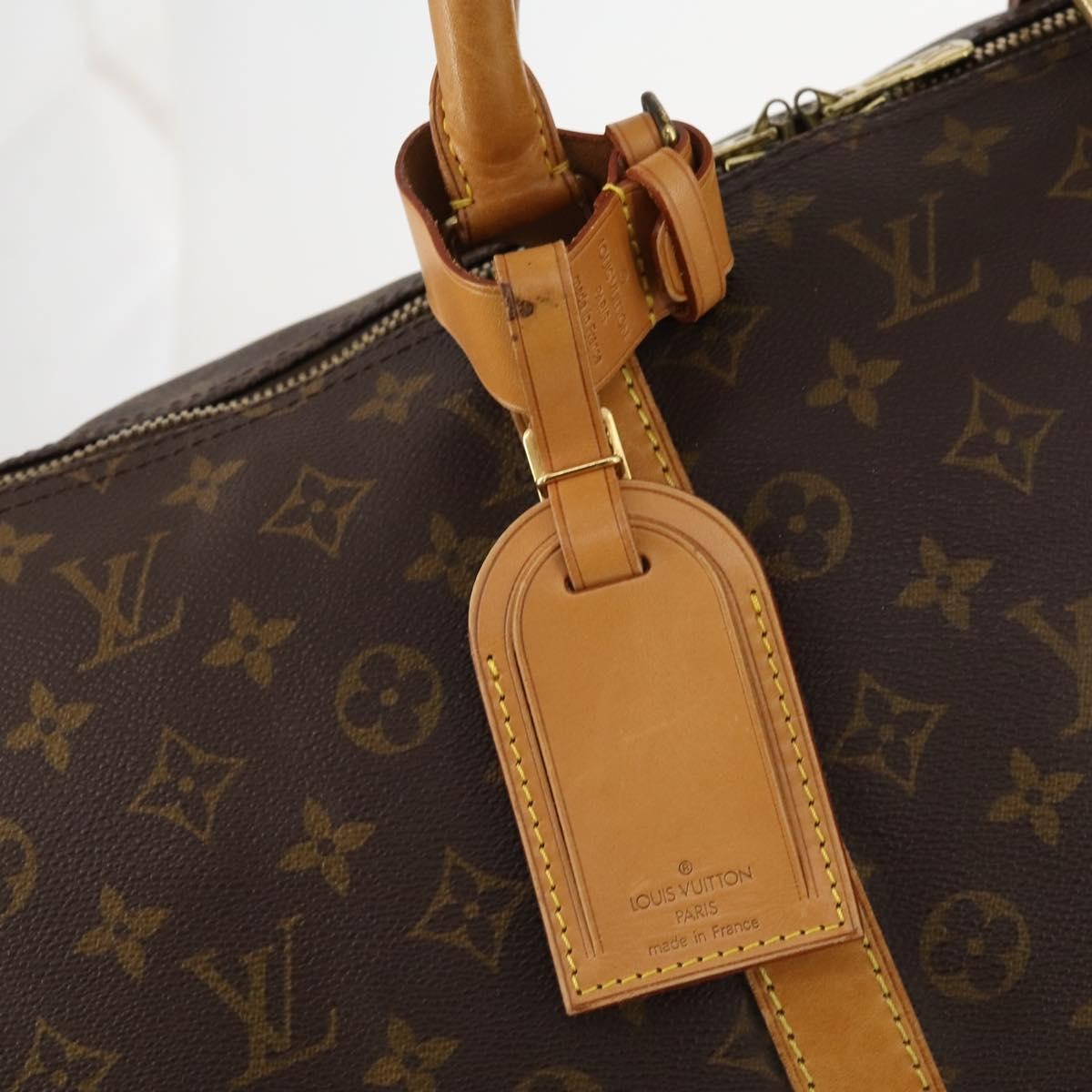 Louis Vuitton Keepall Bag Monogram Canvas, BROWN, CANVAS, Travel bag