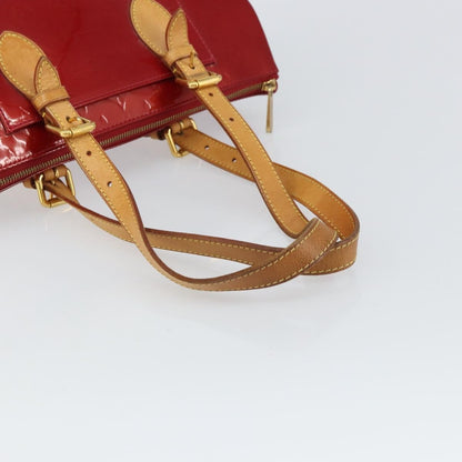 Louis Vuitton Rosewood Avenue Handbag Monogram Vernis, RED, PATENT_LEATHER, Handbag