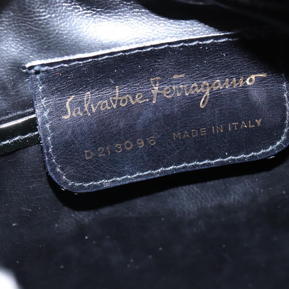 Salvatore Ferragamo Vara Bow camera Shoulder Bag Patent Leather, BLACK, PATENT_LEATHER, Shoulder bag