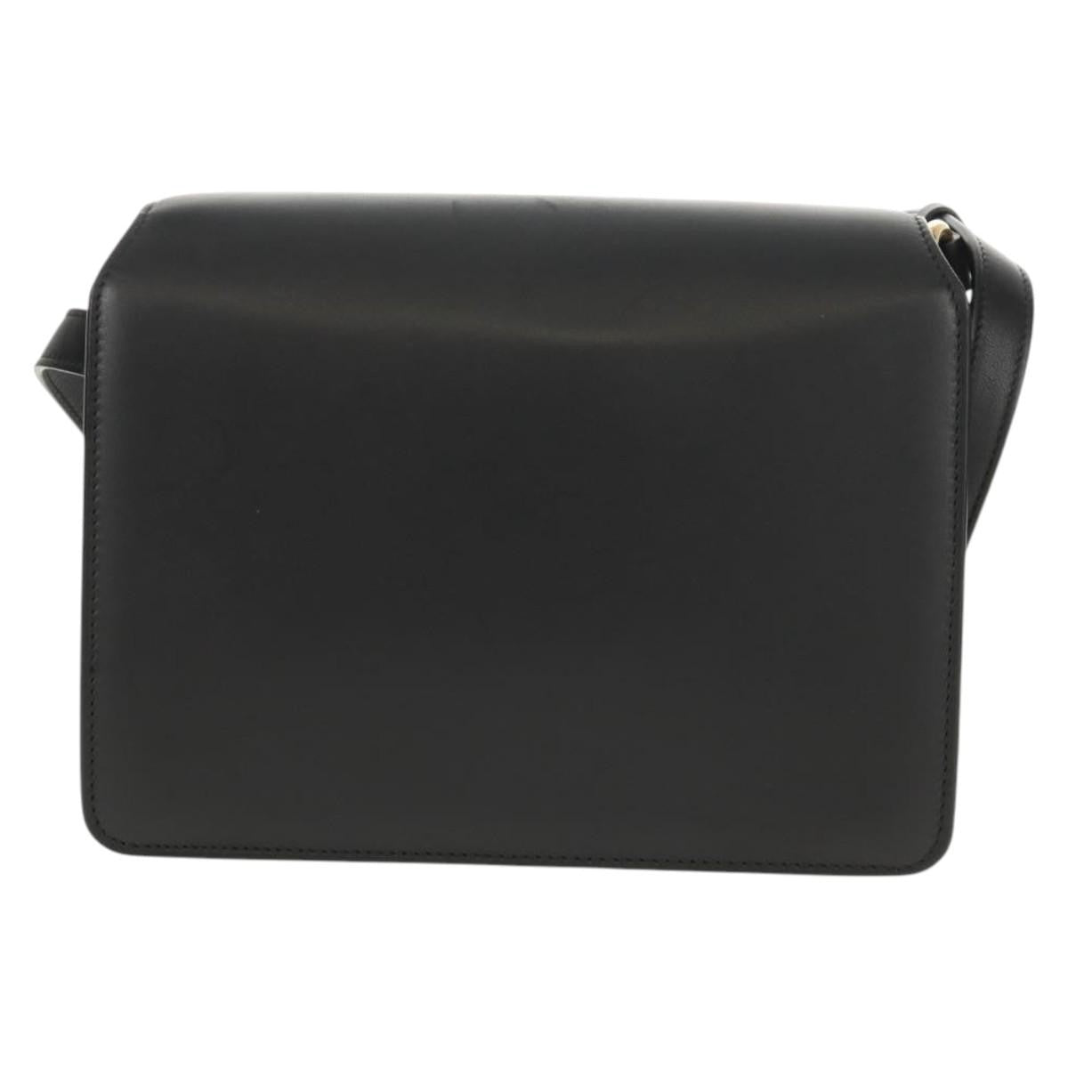 Salvatore Ferragamo Joanne Shoulder Bag Leather, BLACK, LEATHER, Shoulder bag