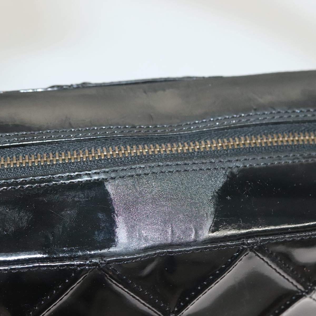 Chanel Vintage Shoulder Bag Patent leather, BLACK, PATENT_LEATHER, Shoulder bag