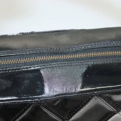 Chanel Vintage Shoulder Bag Patent leather, BLACK, PATENT_LEATHER, Shoulder bag