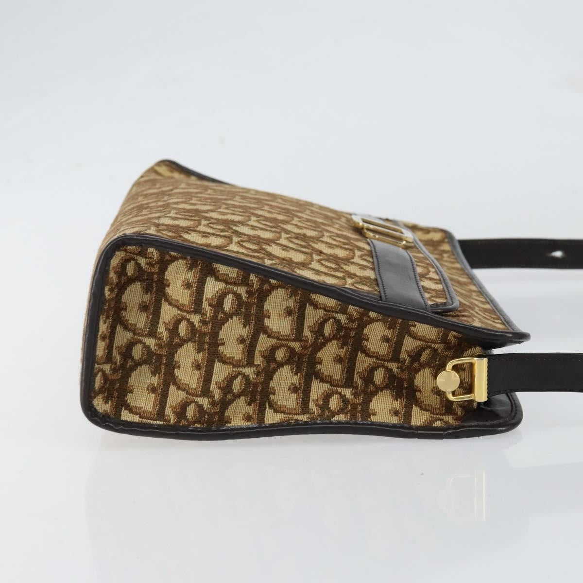 Christian Dior Trotter shoulder bag Canvas, BEIGE, CANVAS, Shoulder bag