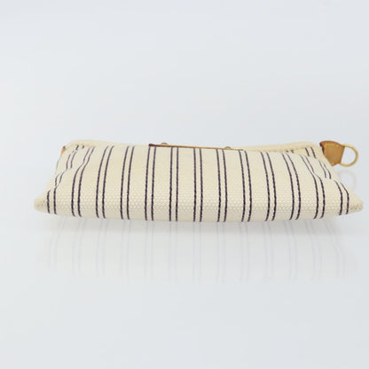 Louis Vuitton Antigua Pouch Canvas, BEIGE, CANVAS, Clutche & pouche