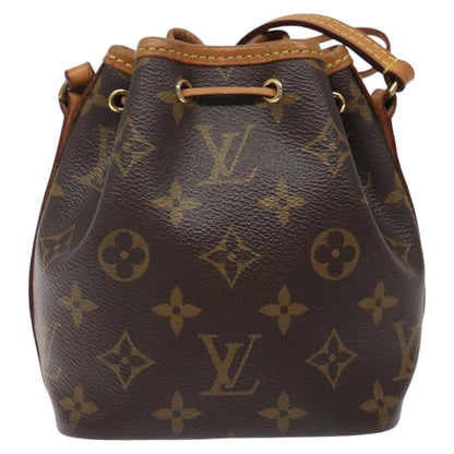 Louis Vuitton Nano Noe Shoulder Bag Monogram Canvas, BROWN, CANVAS, Shoulder bag