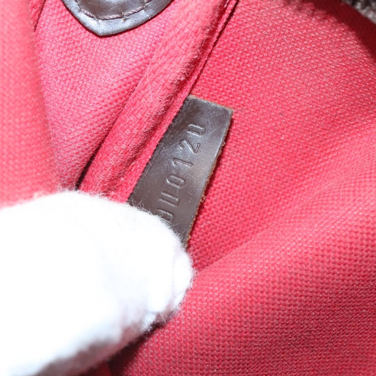 Louis Vuitton Eva Handbag Damier, BROWN, CANVAS, Shoulder bag