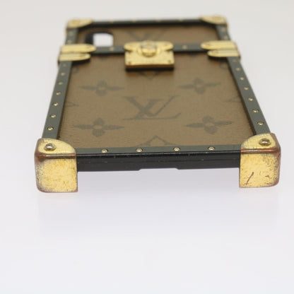 Louis Vuitton Phone case for iPhone X/XS Monogram canvas, BROWN, CANVAS, Clutche & pouche