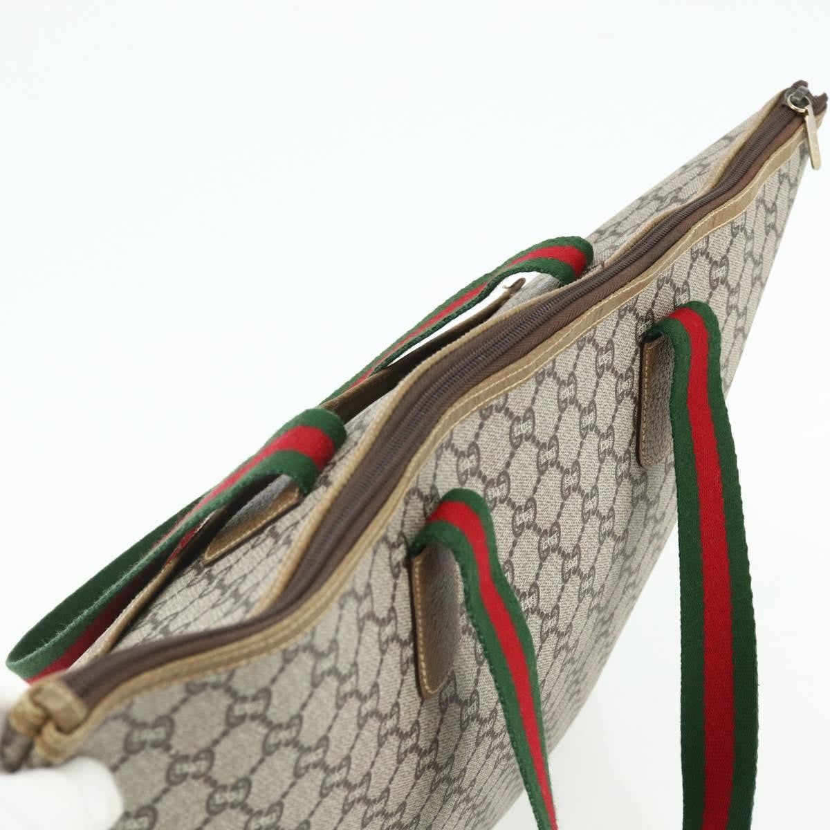 Gucci GG supreme tote bag Canvas, Beige, Canvas, Tote Bag
