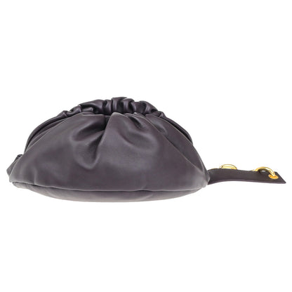 Bottega Veneta The Chain Pouch Leather, Burgundy, Leather, Clutch