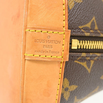 Louis Vuitton Alma Handbag Monogram Canvas, Brown, Canvas, Handbag