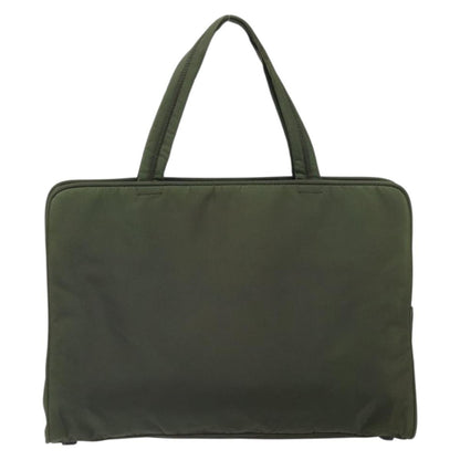 Prada Vintage Zip Handbag Tessuto, GREEN, NYLON, Handbag