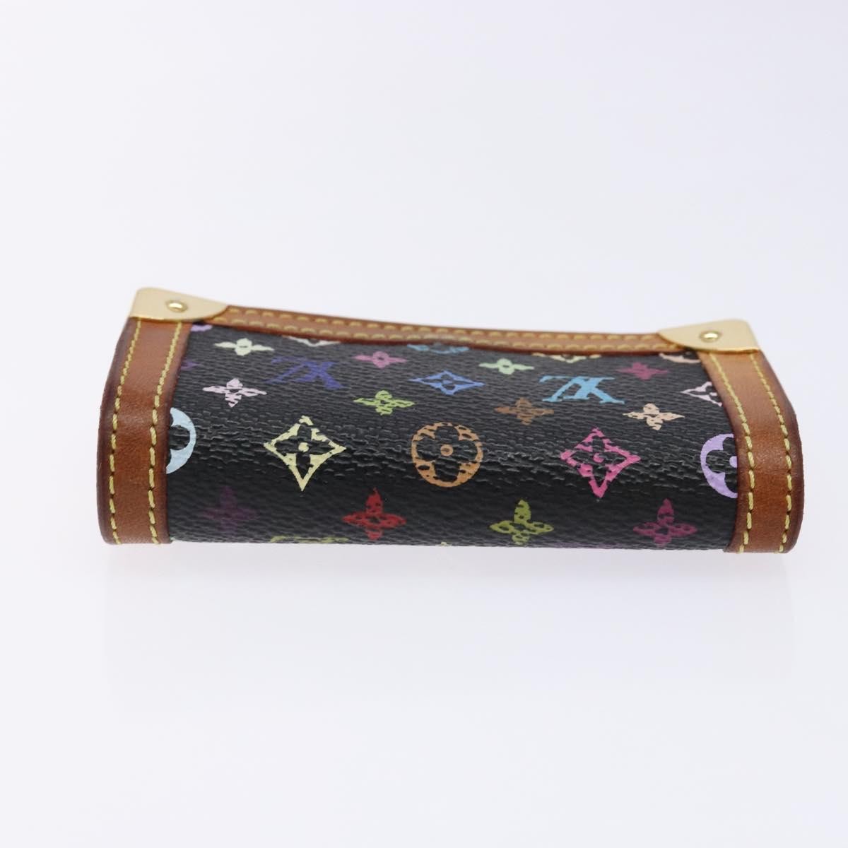 Louis Vuitton Porte-Monnaie Plat Coin Purse Monogram Multicolor, MULTICOLOUR, CANVAS, Wallets