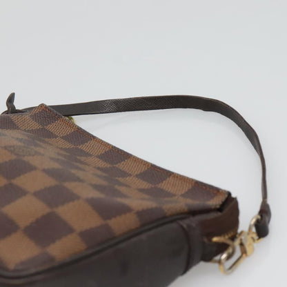 Louis Vuitton Trousse Make Up Bag Damier, BROWN, CANVAS, Clutche & pouche