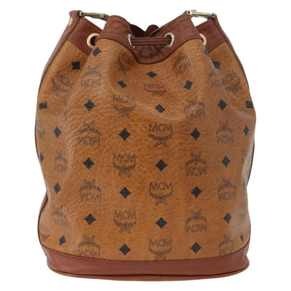 MCM Visetos Shoulder bag Canvas, BROWN, CANVAS, Shoulder bag