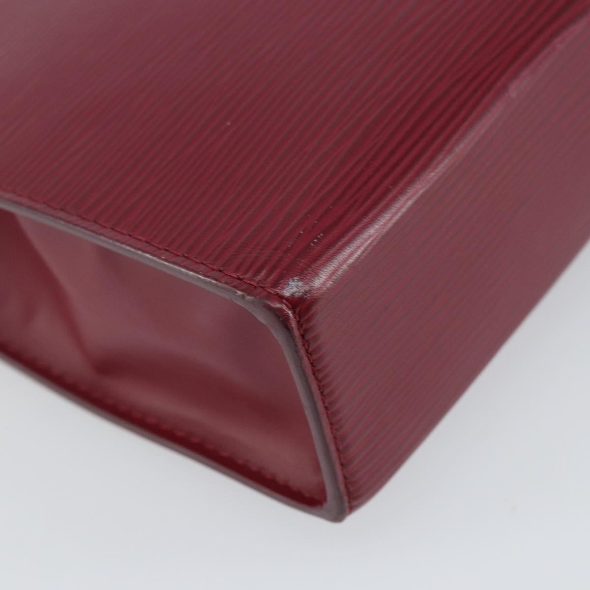 Louis Vuitton Toiletry Pouch Epi Leather, BURGUNDY, LEATHER, Toiletry Case