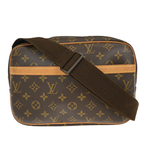 Louis Vuitton Reporter Bag Monogram Canvas, BROWN, CANVAS, Shoulder bag