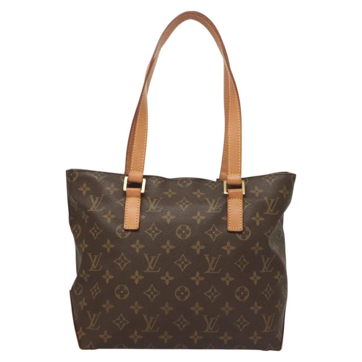 Louis Vuitton Cabas Piano Monogram Canvas, BROWN, CANVAS, Tote bag