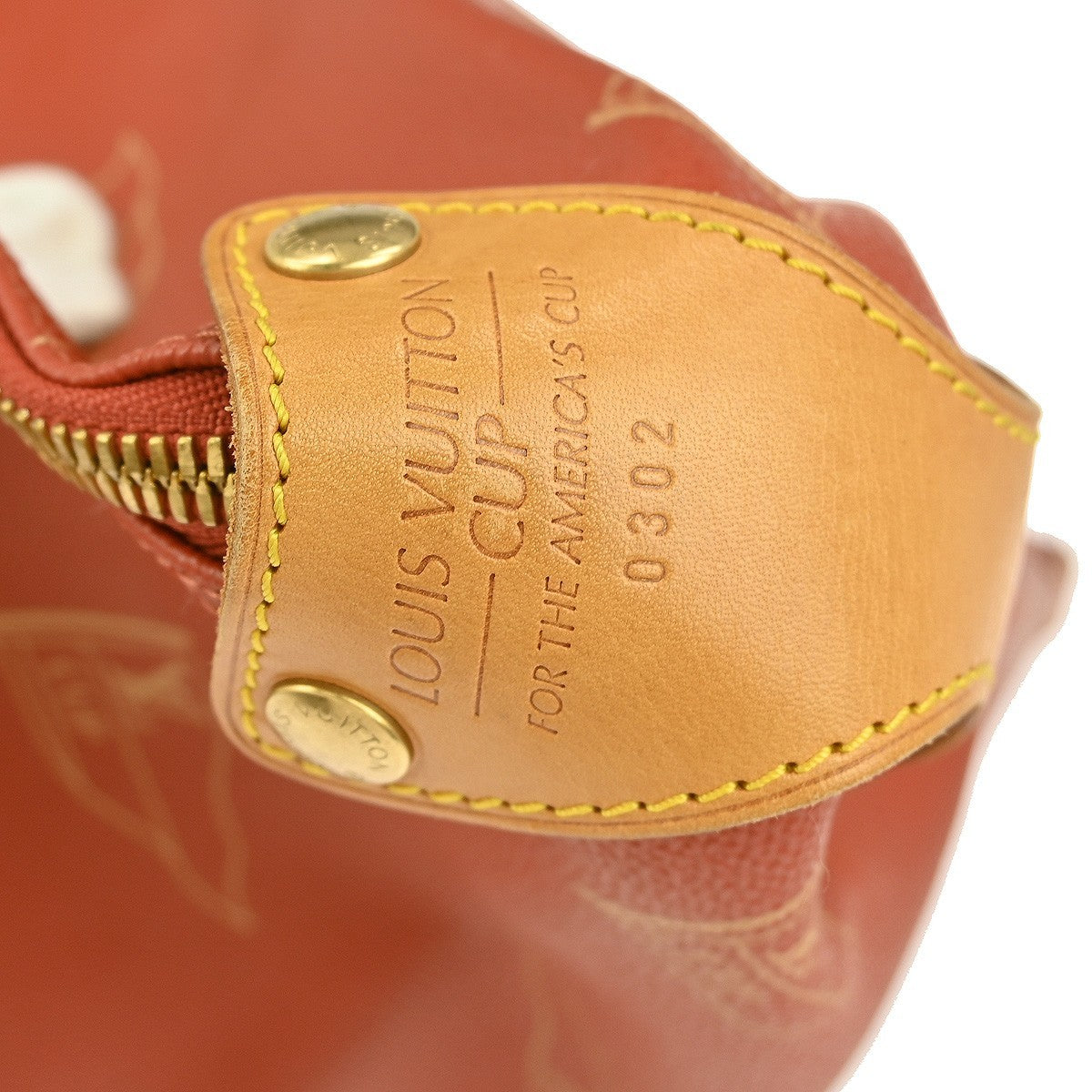 Louis Vuitton Cup Garment Cover Coated Canvas, RED, CANVAS, Travel bag