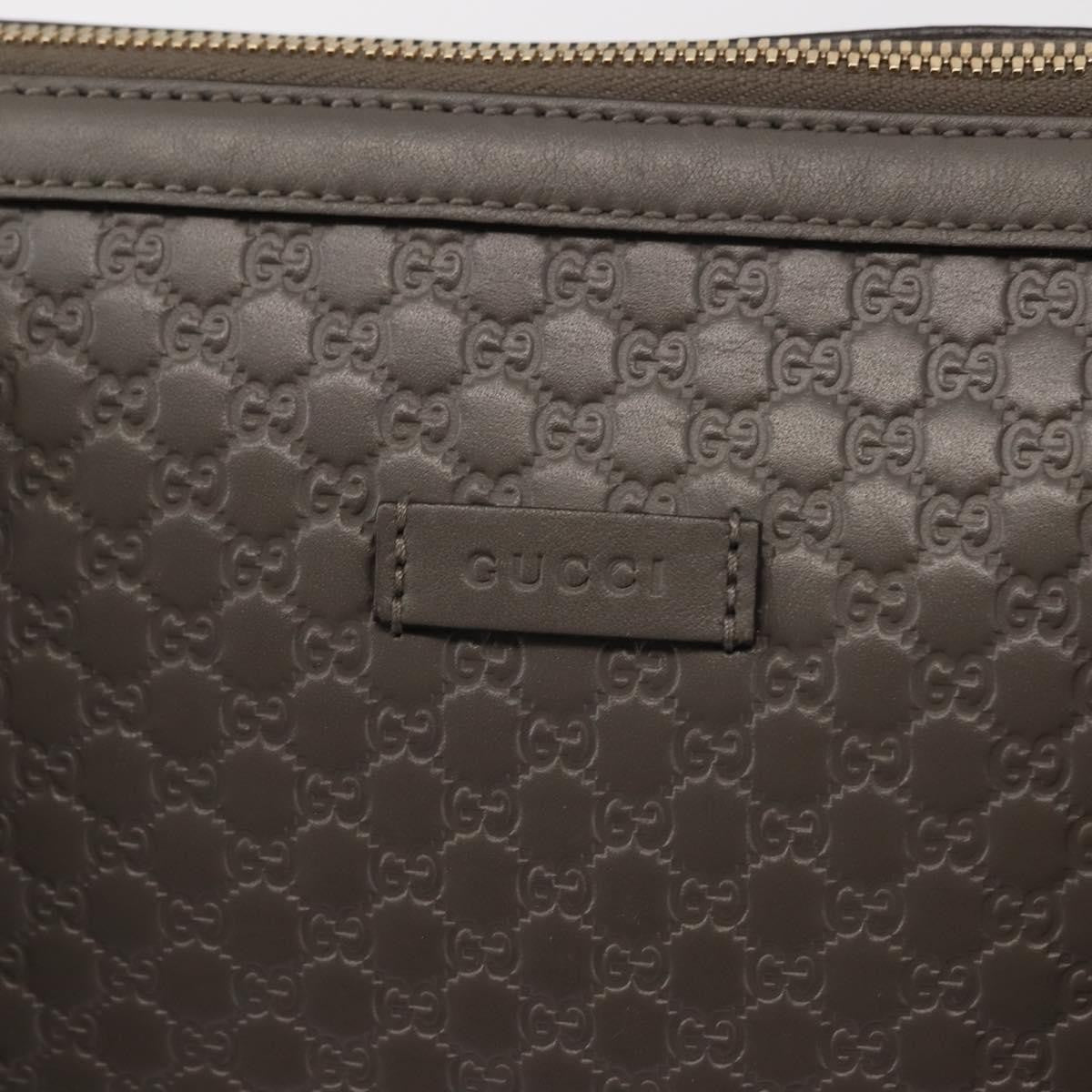 Gucci Britt Convertible Dome Satchel Microguccissima Leather, GRAY, LEATHER, Handbag
