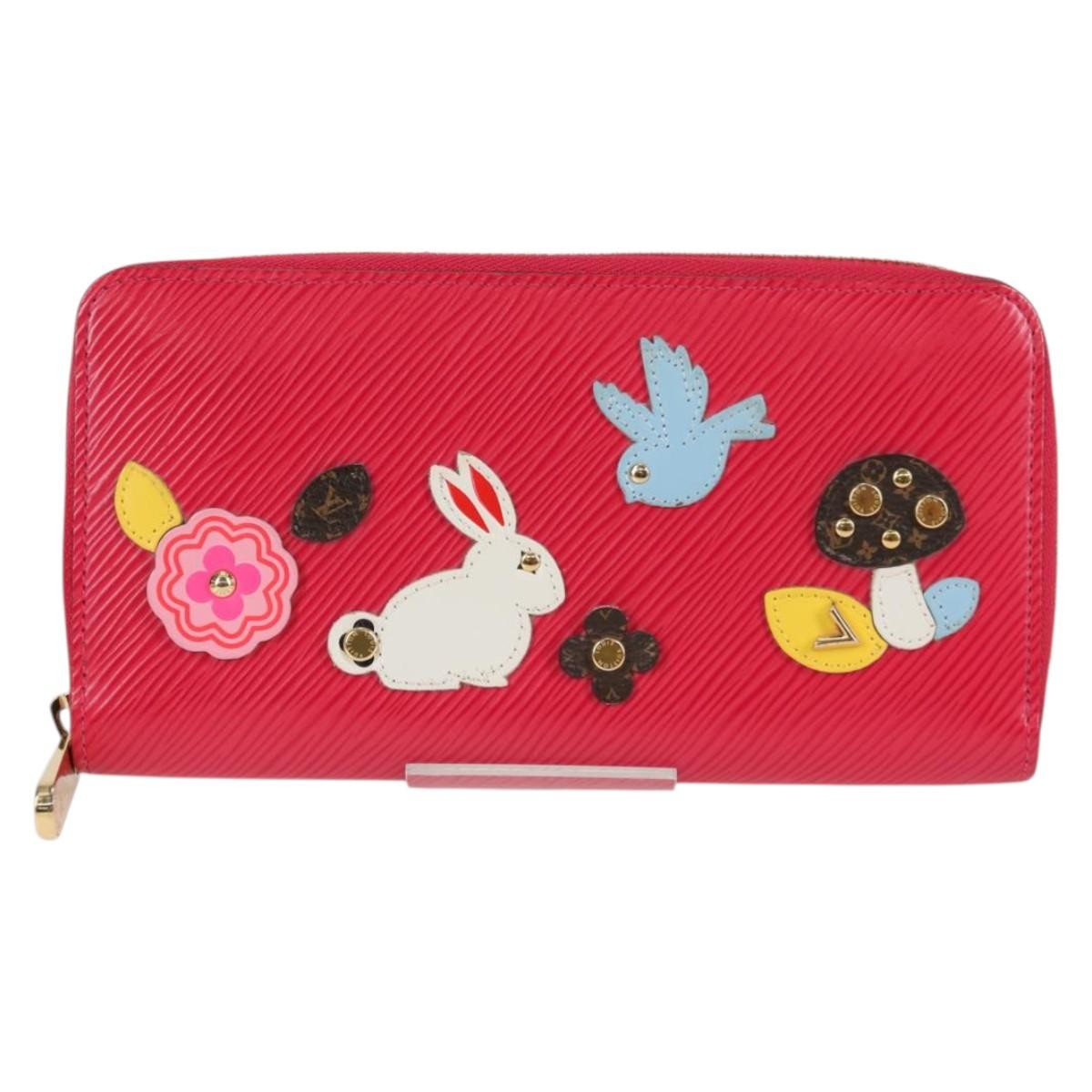 Louis Vuitton Zippy Wallet NM Epi Leather, RED, LEATHER, Wallets