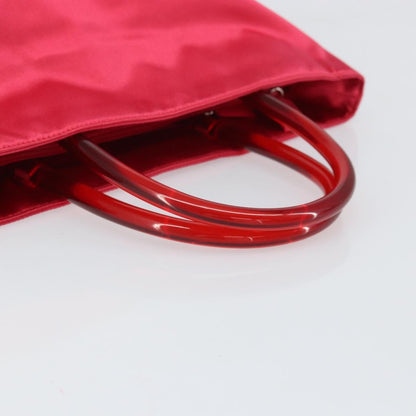 Prada Vintage Handbag Satin, Red, Satin, Handbag