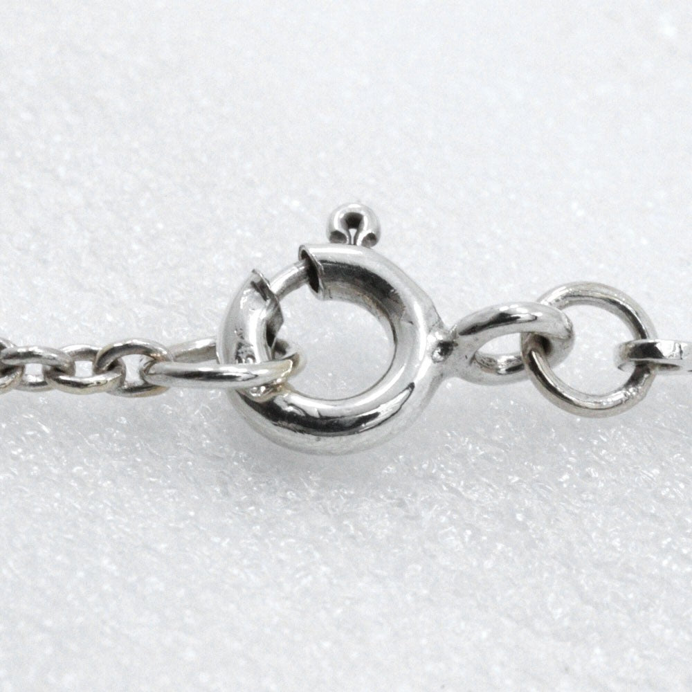 Tiffany & Co. Elsa Peretti Open Heart Pendant Necklace Sterling Silver, SILVER, SILVER, Necklace