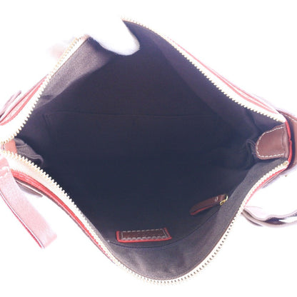 Loewe Pin batch shoulder bag Canvas and suede, MULTICOLOUR, CANVAS, Shoulder bag