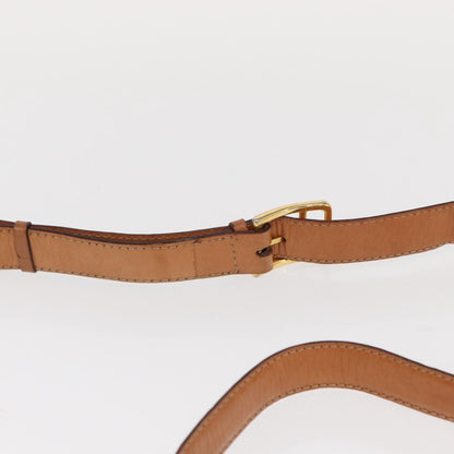 Celine Macadam Shoulder Bag PVC Leather, BROWN, CANVAS, Shoulder bag