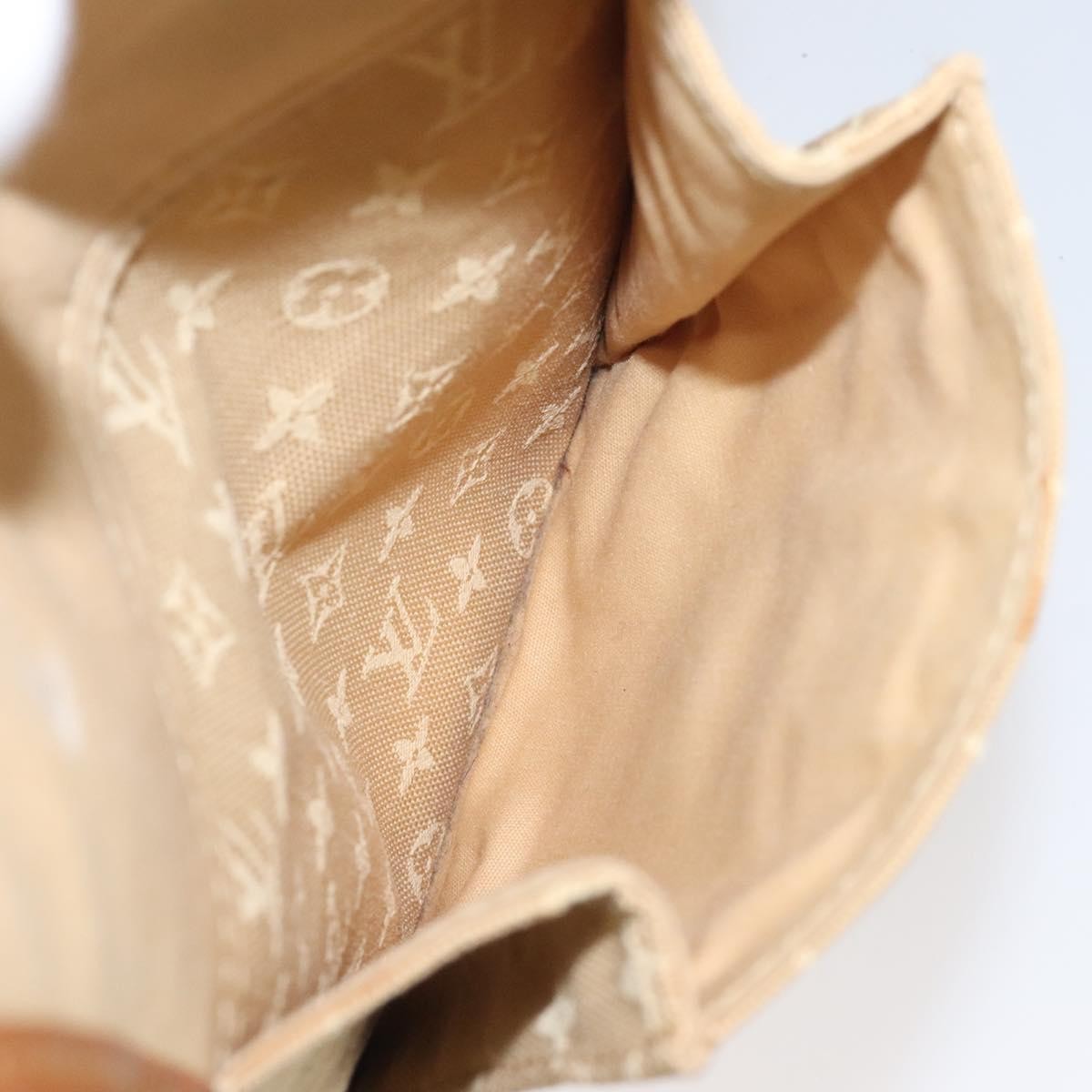 Louis Vuitton Mary Kate Messenger Bag Mini Lin, BEIGE, CANVAS, Crossbody bag