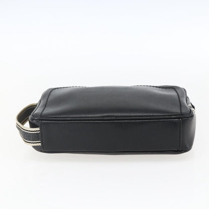 Salvatore Ferragamo Vintage clutch Bag Leather, BLACK, LEATHER, Clutche & pouche