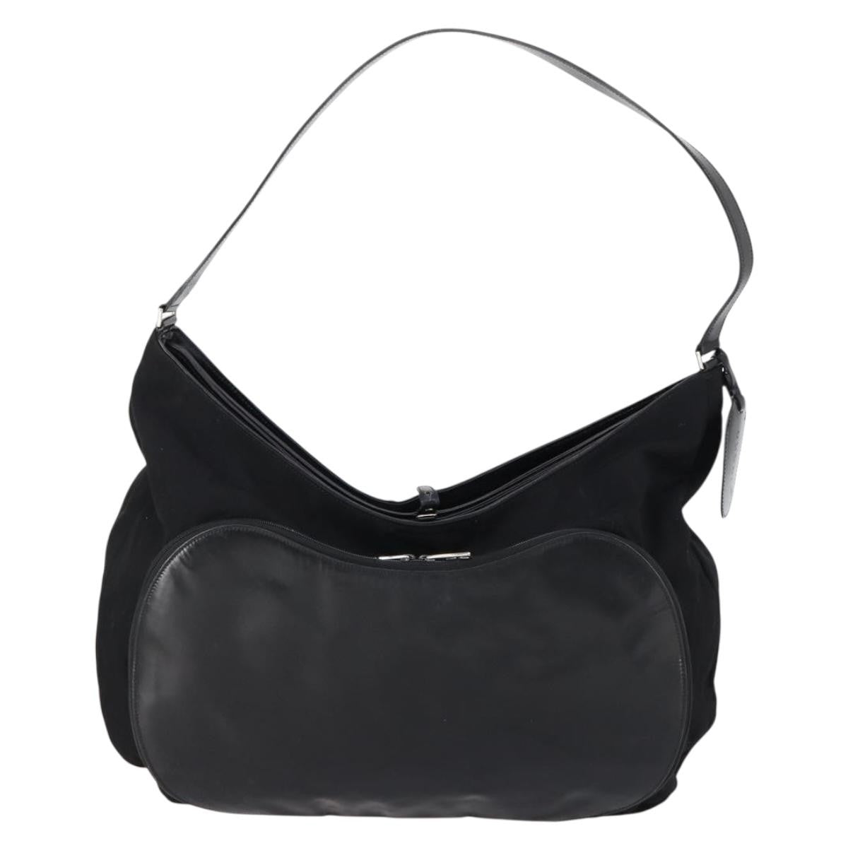 Gucci Vintage Shoulder Bag Canvas, BLACK, CANVAS, Shoulder bag