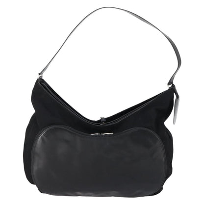 Gucci Vintage Shoulder Bag Canvas, BLACK, CANVAS, Shoulder bag
